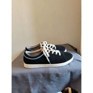 Revitalign Women's Size 11 Shoes Black Teal Comfort Low Top Orthopedic Sneakers